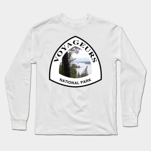 Voyageurs National Park shield Long Sleeve T-Shirt